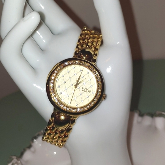 Burgi Crystal Diamond Pattern Watch – BUR170 - Picture 6 of 16